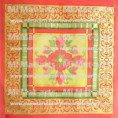 Coixí de seda pintat a mà 50x50cm ISFAHAN